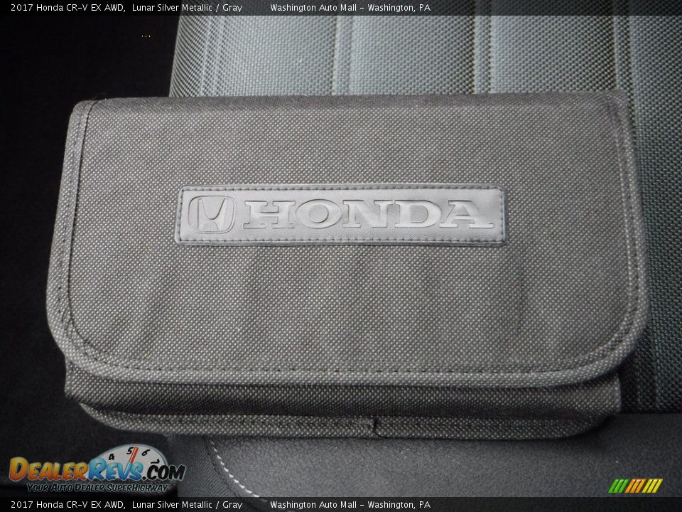 2017 Honda CR-V EX AWD Lunar Silver Metallic / Gray Photo #35
