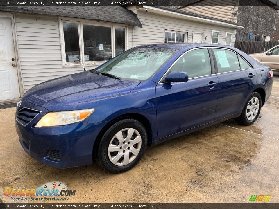 2010 Toyota Camry LE Blue Ribbon Metallic / Ash Gray Photo #2