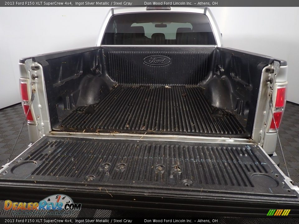 2013 Ford F150 XLT SuperCrew 4x4 Ingot Silver Metallic / Steel Gray Photo #14