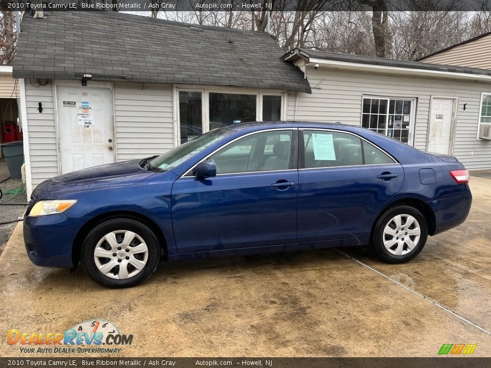 2010 Toyota Camry LE Blue Ribbon Metallic / Ash Gray Photo #3