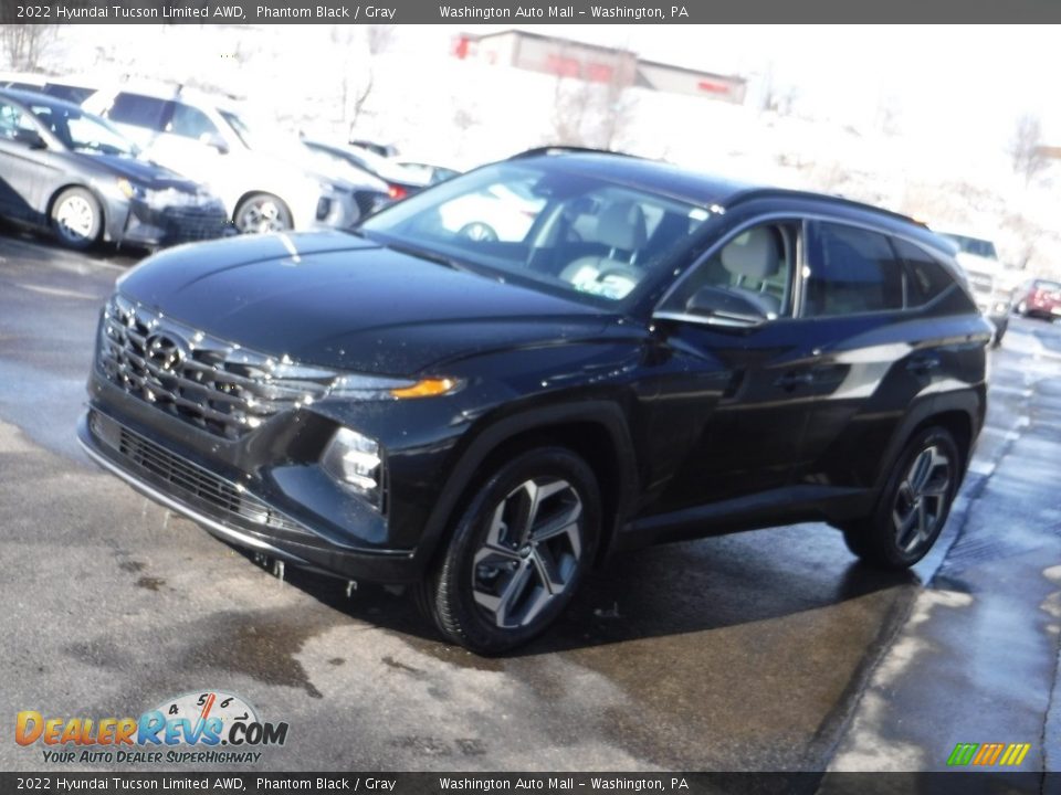 2022 Hyundai Tucson Limited AWD Phantom Black / Gray Photo #6