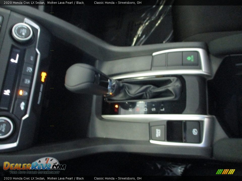 2020 Honda Civic LX Sedan Molten Lava Pearl / Black Photo #33