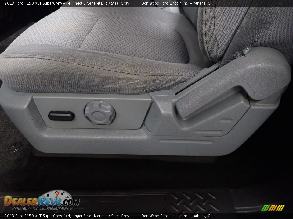 2013 Ford F150 XLT SuperCrew 4x4 Ingot Silver Metallic / Steel Gray Photo #22