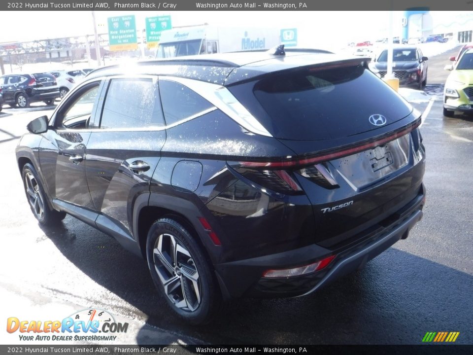 2022 Hyundai Tucson Limited AWD Phantom Black / Gray Photo #9
