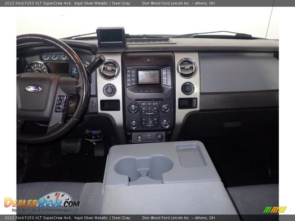 2013 Ford F150 XLT SuperCrew 4x4 Ingot Silver Metallic / Steel Gray Photo #24