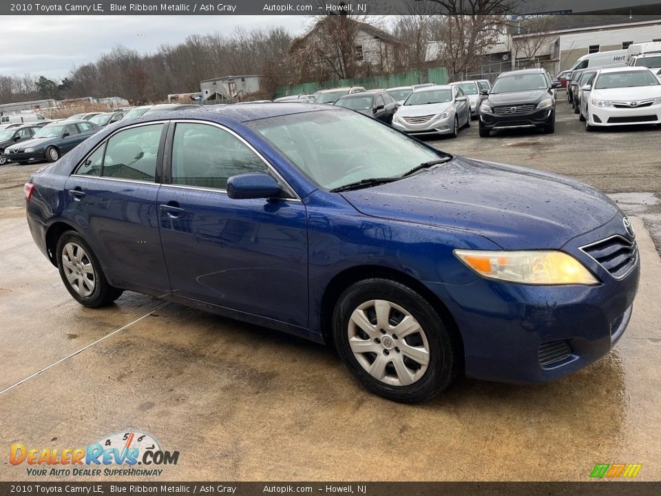 2010 Toyota Camry LE Blue Ribbon Metallic / Ash Gray Photo #9