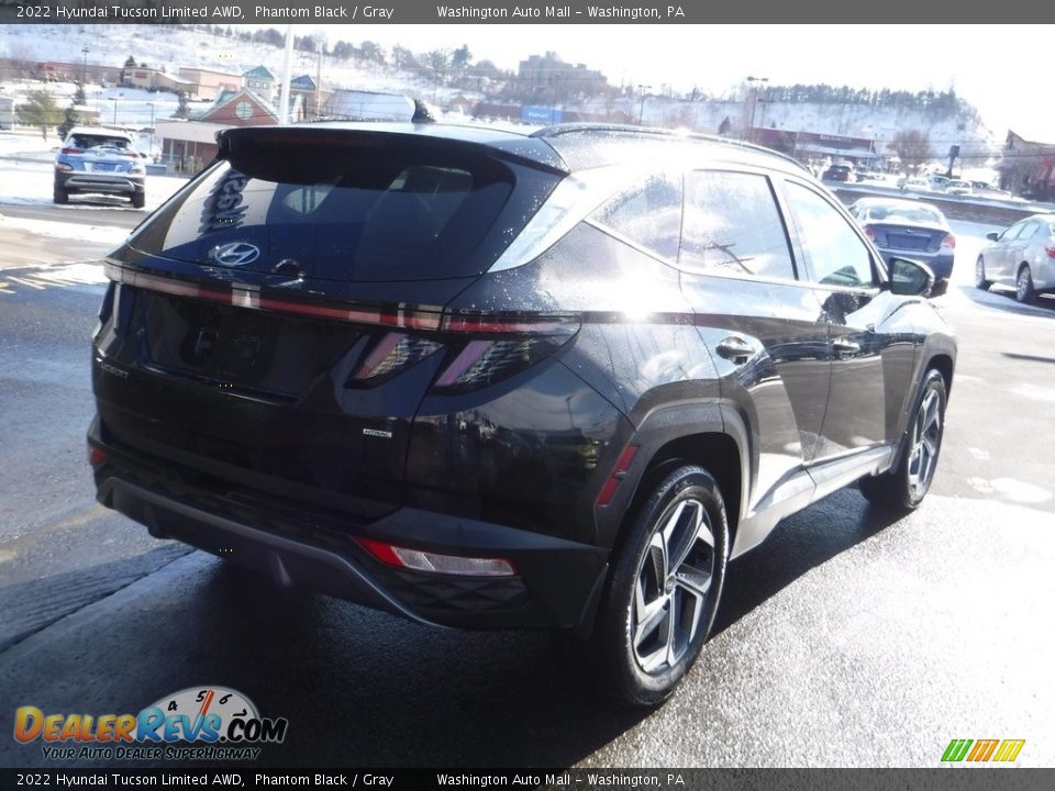 2022 Hyundai Tucson Limited AWD Phantom Black / Gray Photo #11