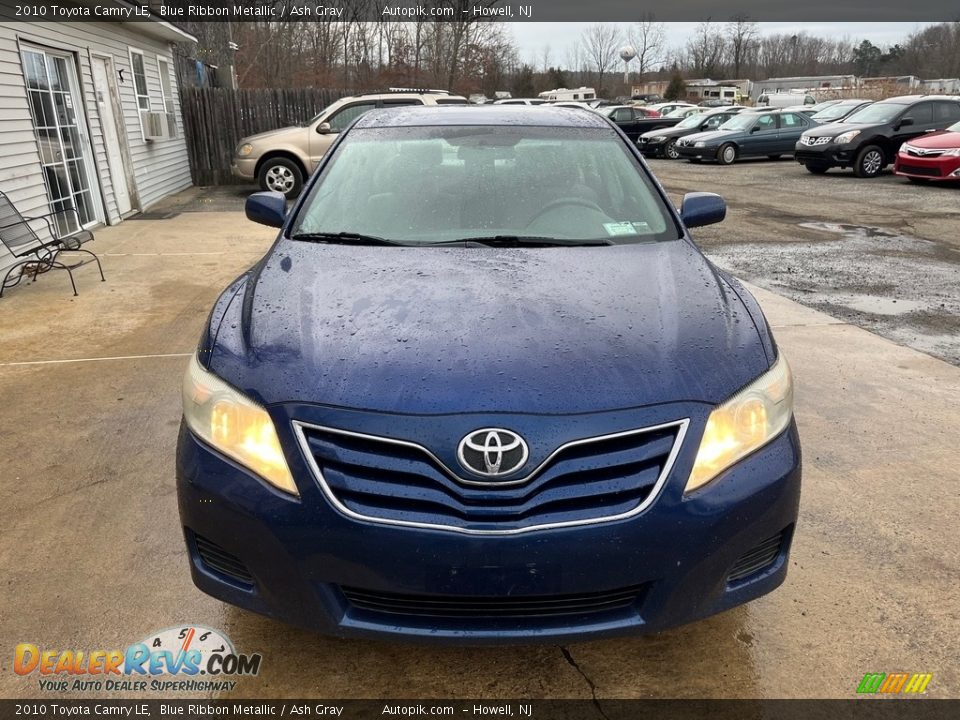 2010 Toyota Camry LE Blue Ribbon Metallic / Ash Gray Photo #10