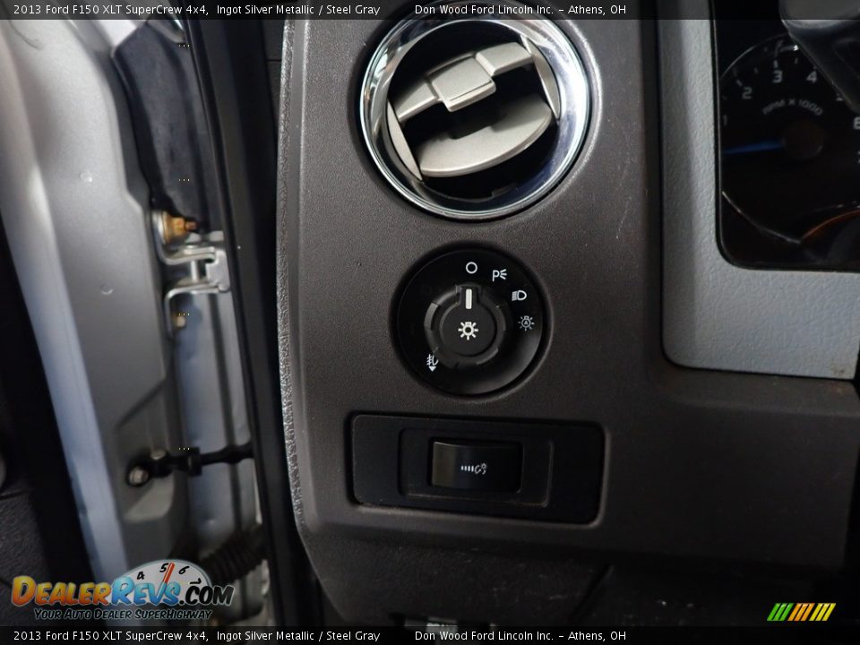 2013 Ford F150 XLT SuperCrew 4x4 Ingot Silver Metallic / Steel Gray Photo #30