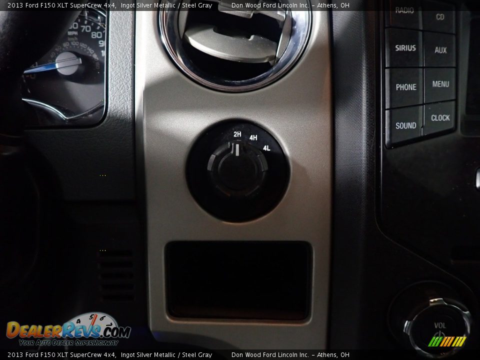 2013 Ford F150 XLT SuperCrew 4x4 Ingot Silver Metallic / Steel Gray Photo #31