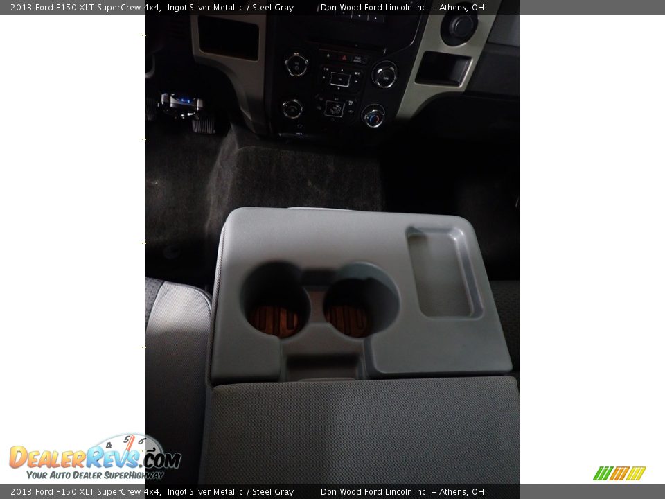 2013 Ford F150 XLT SuperCrew 4x4 Ingot Silver Metallic / Steel Gray Photo #32