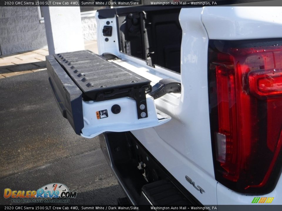2020 GMC Sierra 1500 SLT Crew Cab 4WD Summit White / Dark Walnut/Slate Photo #4