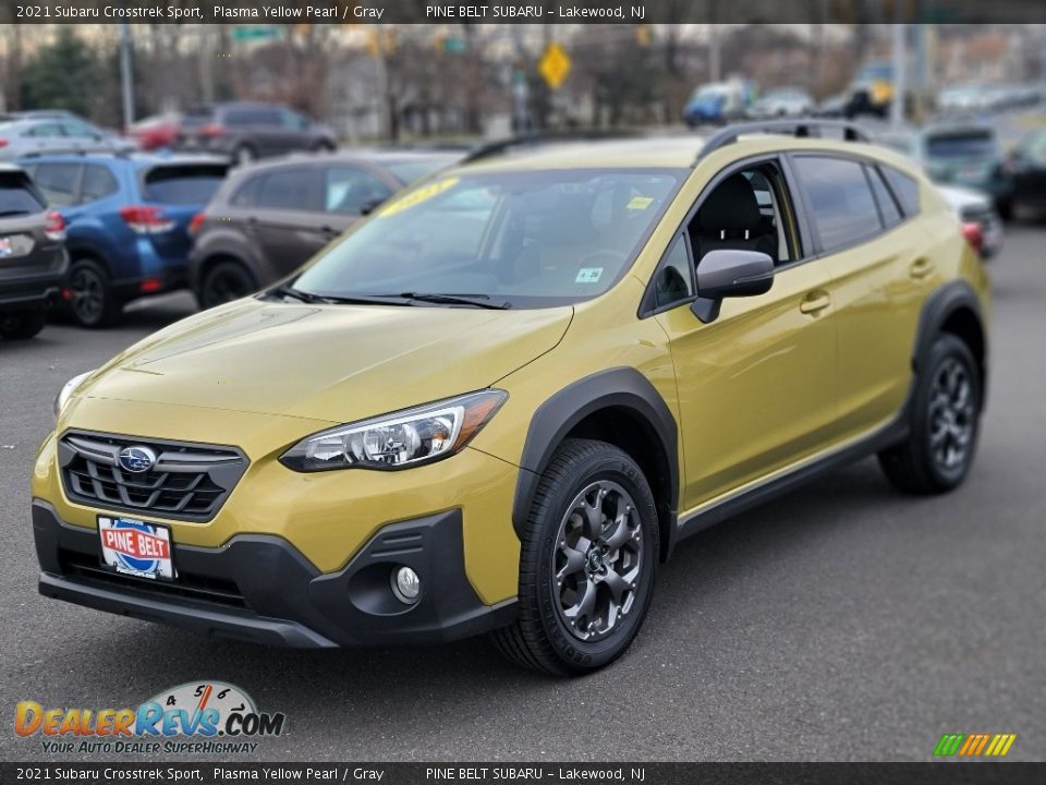 2021 Subaru Crosstrek Sport Plasma Yellow Pearl / Gray Photo #1