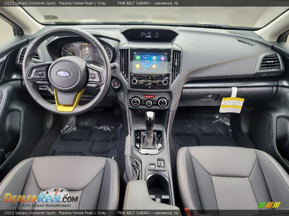 2021 Subaru Crosstrek Sport Plasma Yellow Pearl / Gray Photo #6