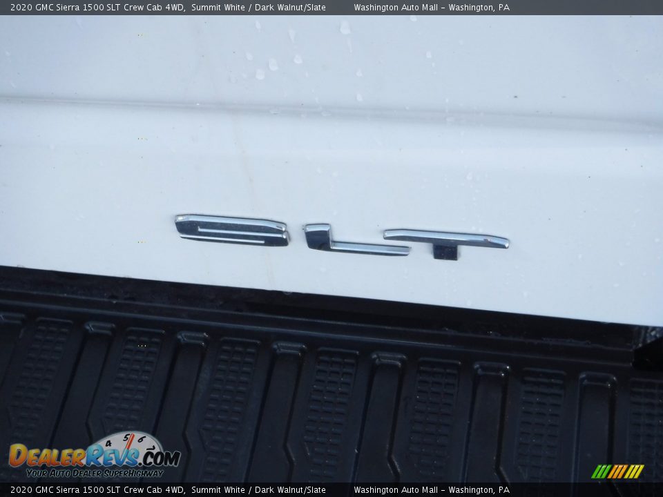 2020 GMC Sierra 1500 SLT Crew Cab 4WD Summit White / Dark Walnut/Slate Photo #13