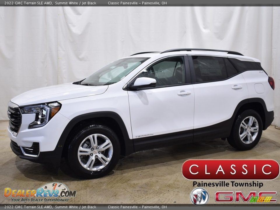 2022 GMC Terrain SLE AWD Summit White / Jet Black Photo #1