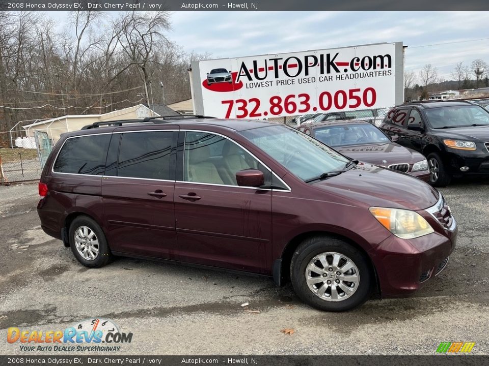 2008 Honda Odyssey EX Dark Cherry Pearl / Ivory Photo #1