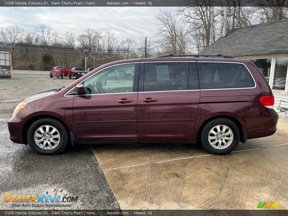 2008 Honda Odyssey EX Dark Cherry Pearl / Ivory Photo #3