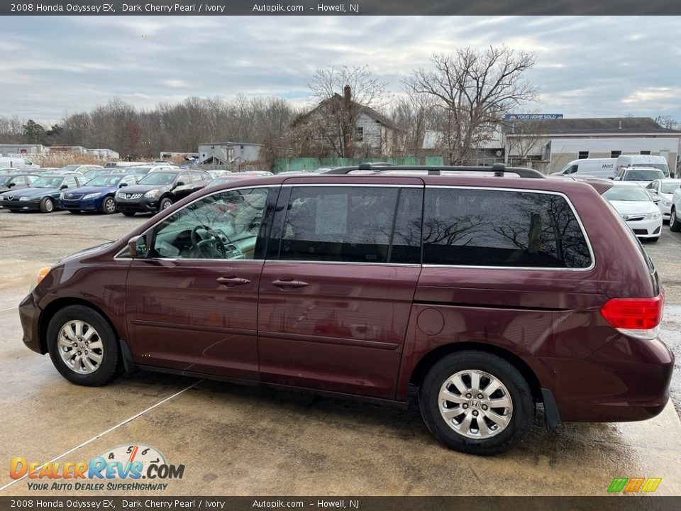 2008 Honda Odyssey EX Dark Cherry Pearl / Ivory Photo #4