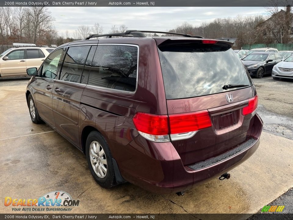 2008 Honda Odyssey EX Dark Cherry Pearl / Ivory Photo #5