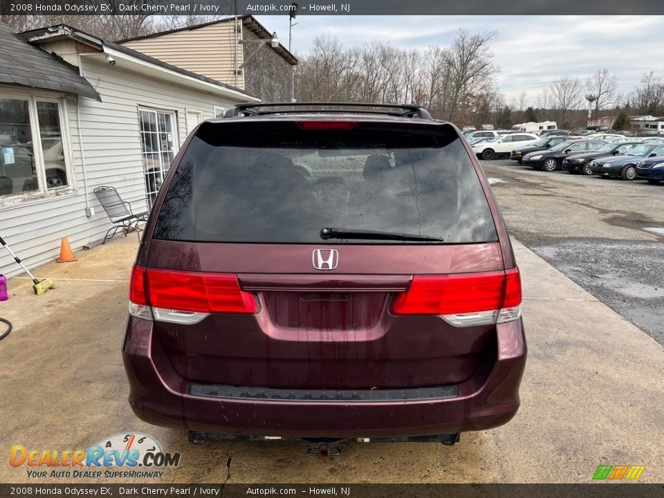 2008 Honda Odyssey EX Dark Cherry Pearl / Ivory Photo #6