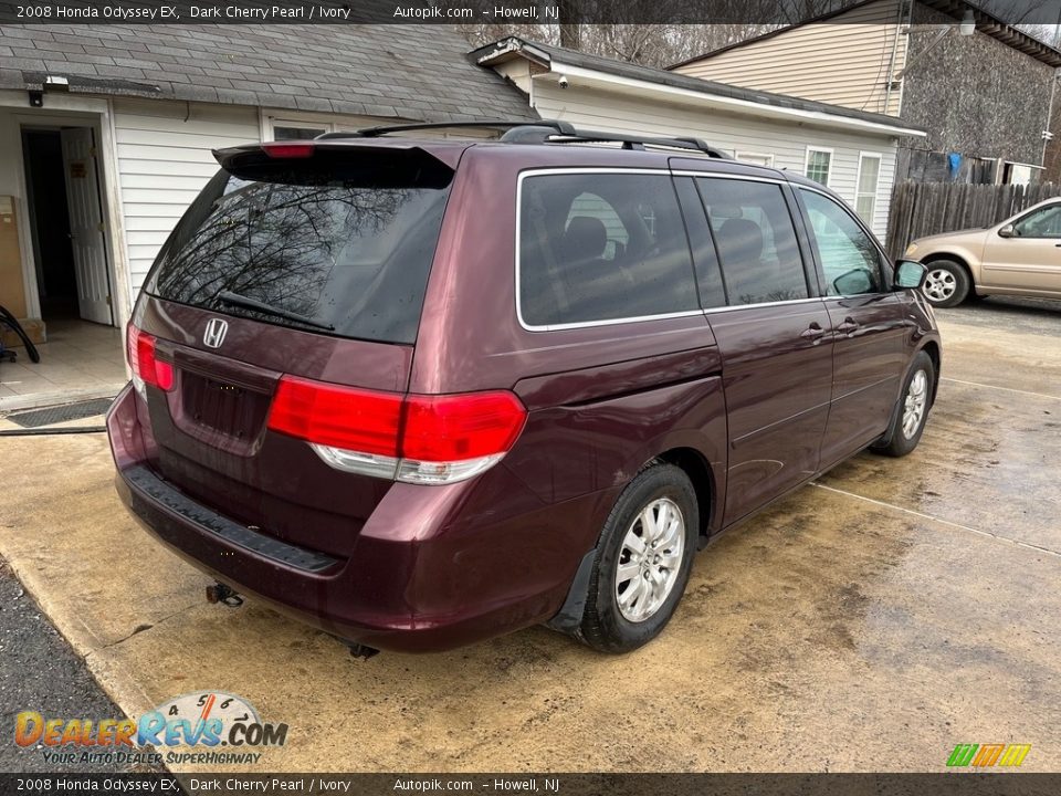 2008 Honda Odyssey EX Dark Cherry Pearl / Ivory Photo #7