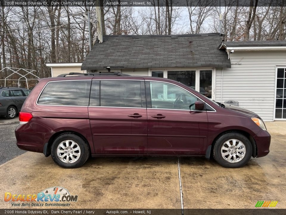 2008 Honda Odyssey EX Dark Cherry Pearl / Ivory Photo #8