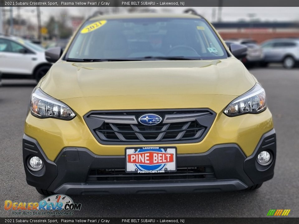 2021 Subaru Crosstrek Sport Plasma Yellow Pearl / Gray Photo #16