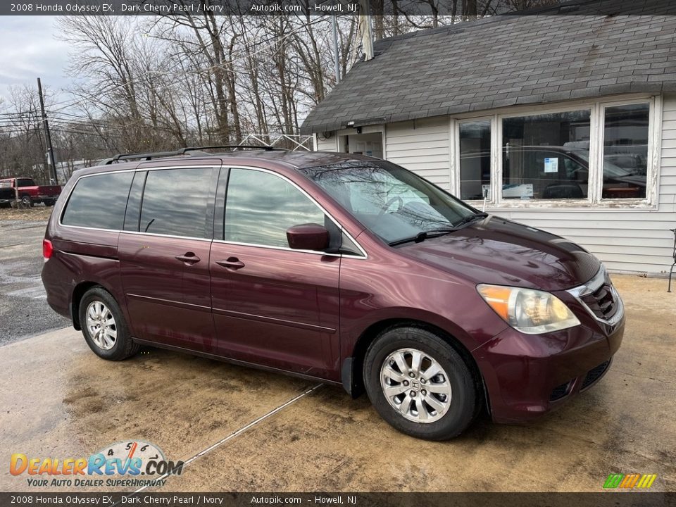 2008 Honda Odyssey EX Dark Cherry Pearl / Ivory Photo #9