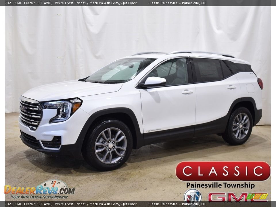 2022 GMC Terrain SLT AWD White Frost Tricoat / Medium Ash Gray/­Jet Black Photo #1