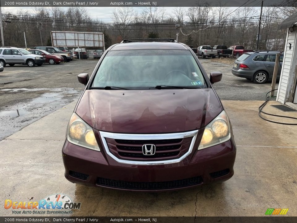 2008 Honda Odyssey EX Dark Cherry Pearl / Ivory Photo #10