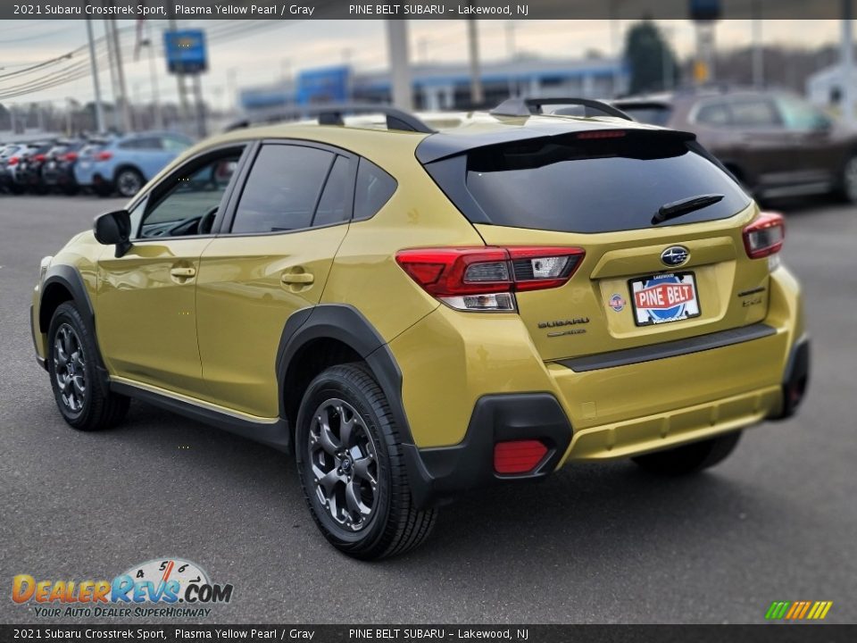 2021 Subaru Crosstrek Sport Plasma Yellow Pearl / Gray Photo #18