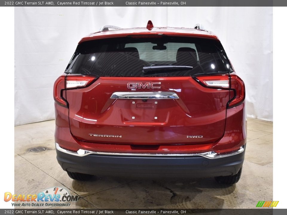 2022 GMC Terrain SLT AWD Cayenne Red Tintcoat / Jet Black Photo #3