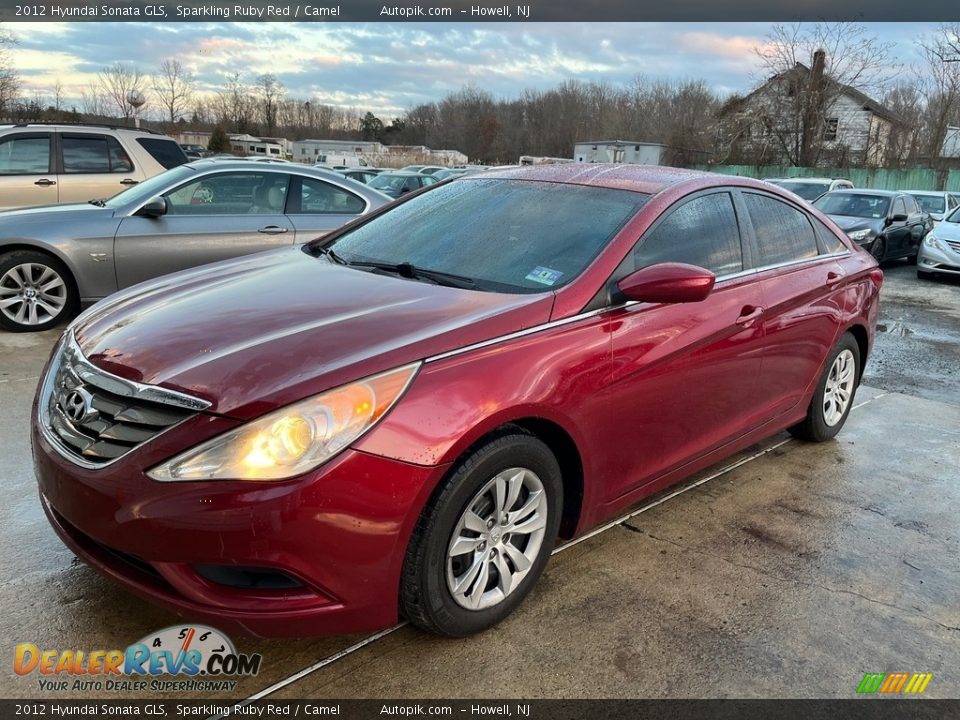 2012 Hyundai Sonata GLS Sparkling Ruby Red / Camel Photo #2