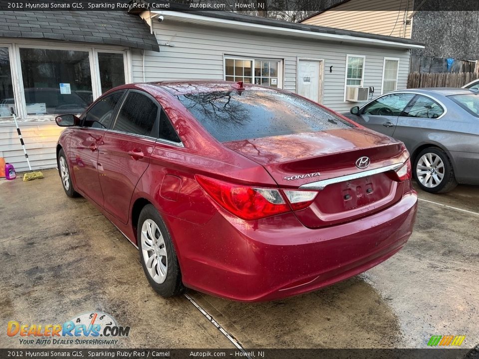 2012 Hyundai Sonata GLS Sparkling Ruby Red / Camel Photo #6