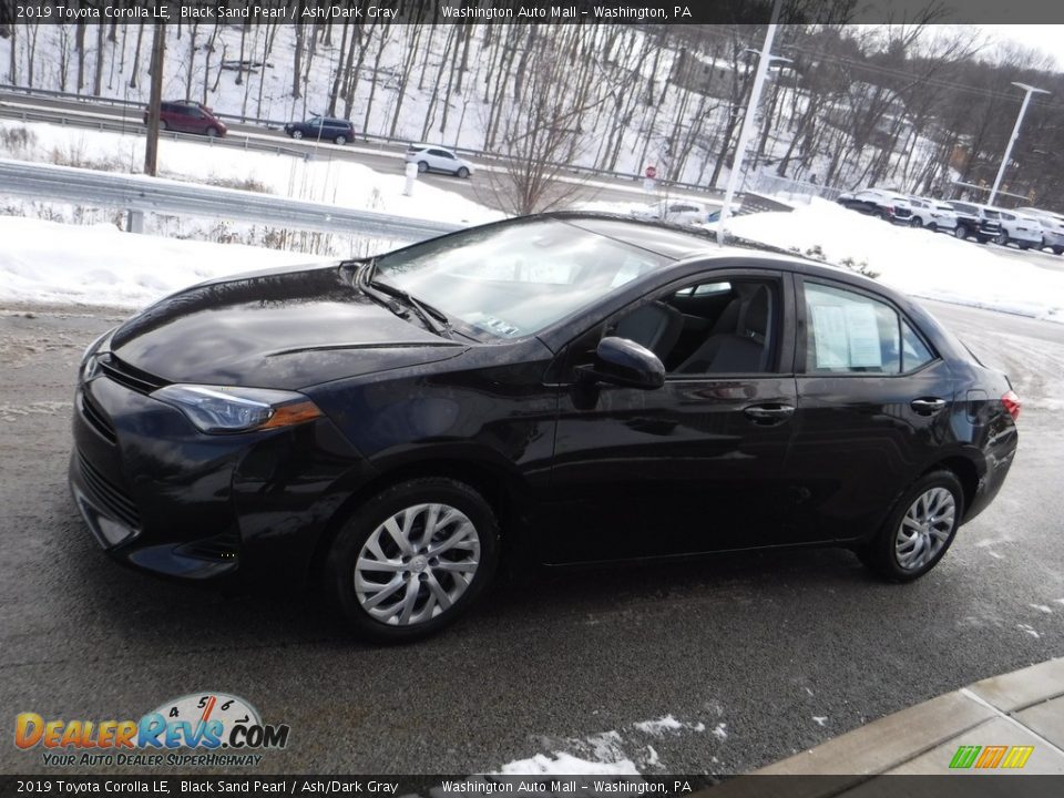 2019 Toyota Corolla LE Black Sand Pearl / Ash/Dark Gray Photo #11