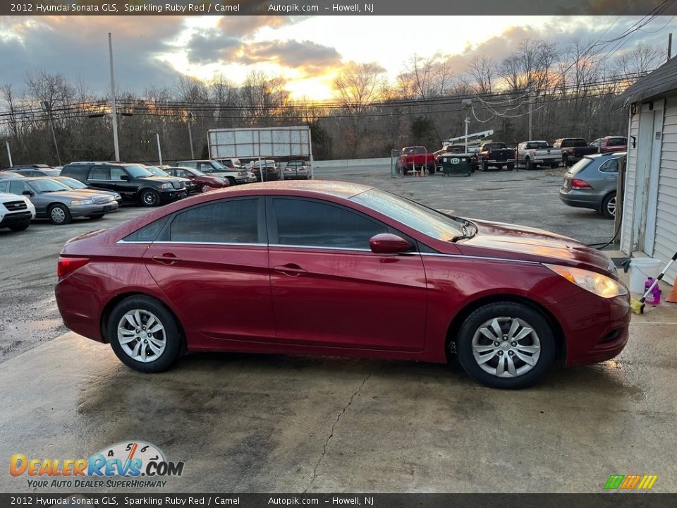 2012 Hyundai Sonata GLS Sparkling Ruby Red / Camel Photo #10