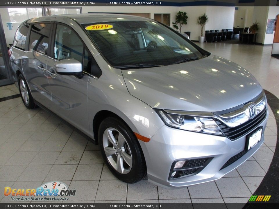 2019 Honda Odyssey EX Lunar Silver Metallic / Gray Photo #3