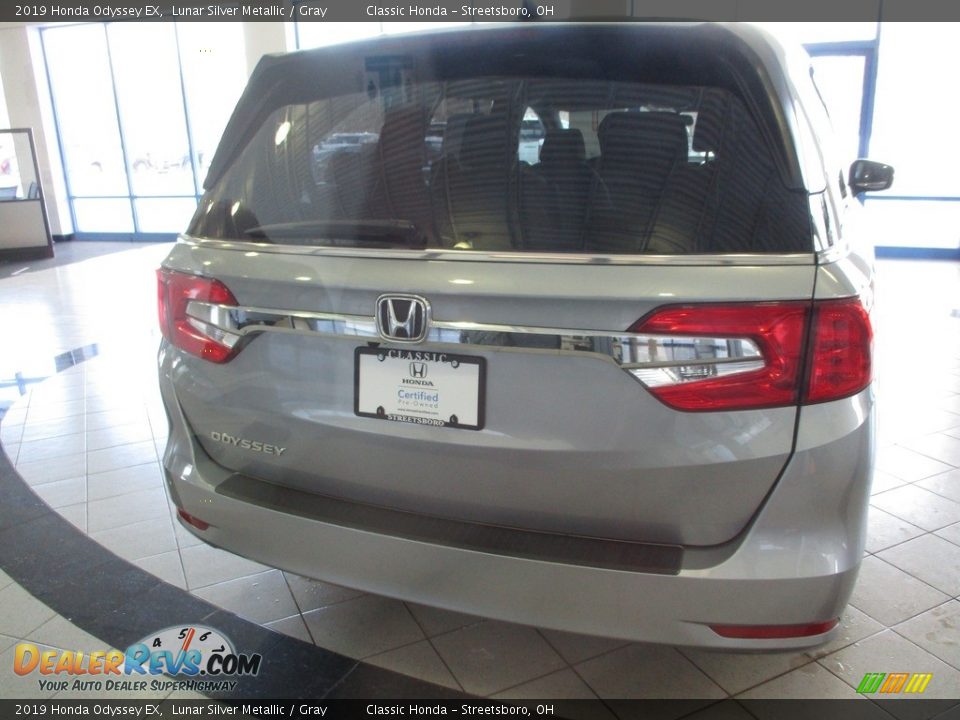 2019 Honda Odyssey EX Lunar Silver Metallic / Gray Photo #6