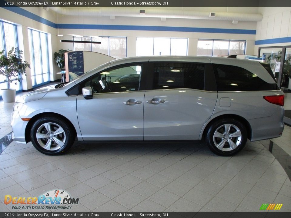 2019 Honda Odyssey EX Lunar Silver Metallic / Gray Photo #8