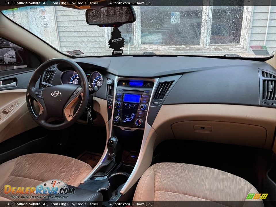 2012 Hyundai Sonata GLS Sparkling Ruby Red / Camel Photo #18