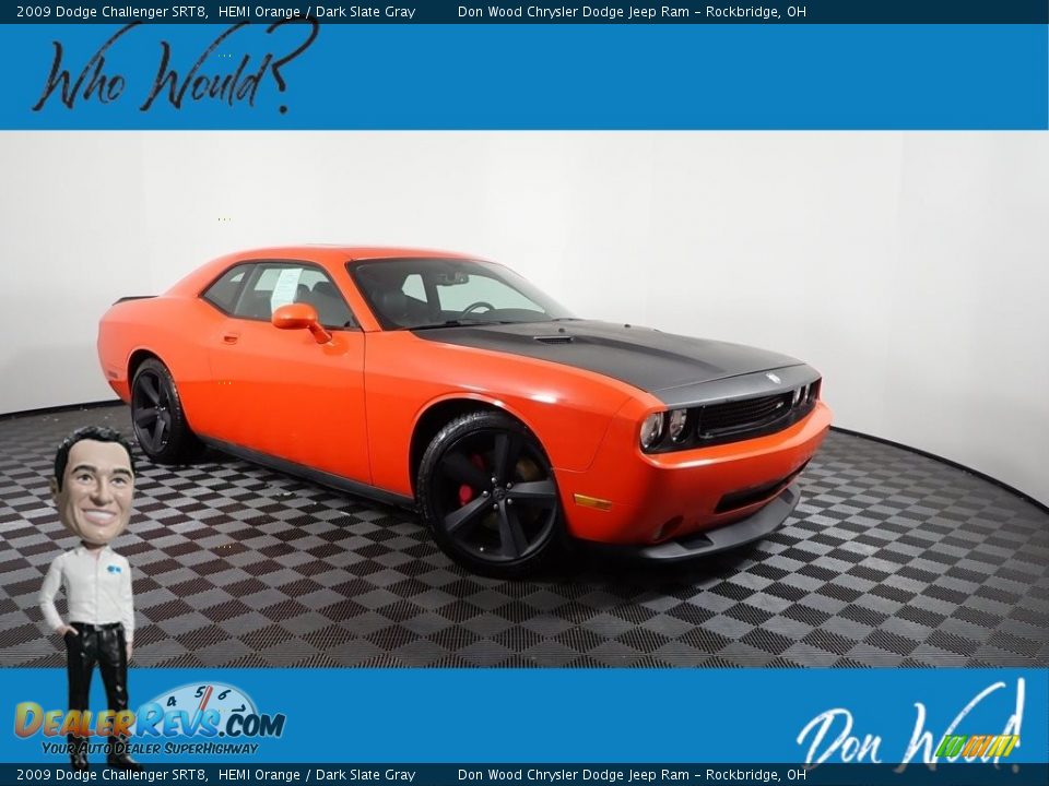 2009 Dodge Challenger SRT8 HEMI Orange / Dark Slate Gray Photo #1