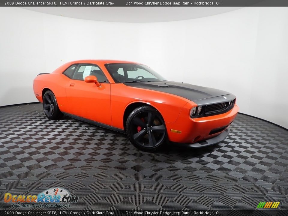 2009 Dodge Challenger SRT8 HEMI Orange / Dark Slate Gray Photo #5