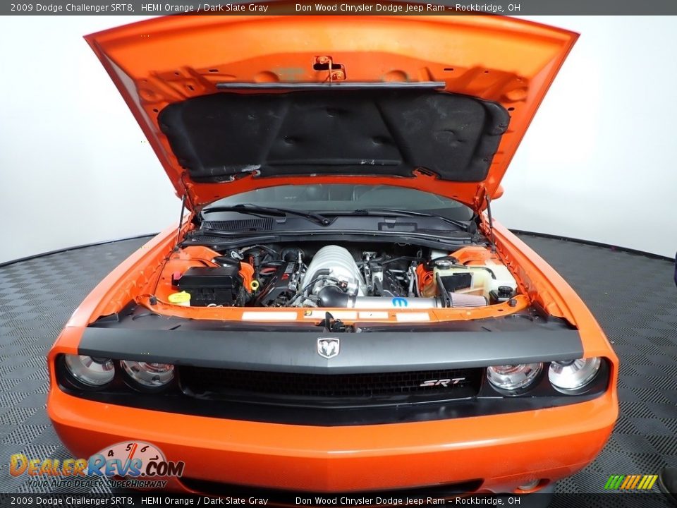 2009 Dodge Challenger SRT8 HEMI Orange / Dark Slate Gray Photo #7