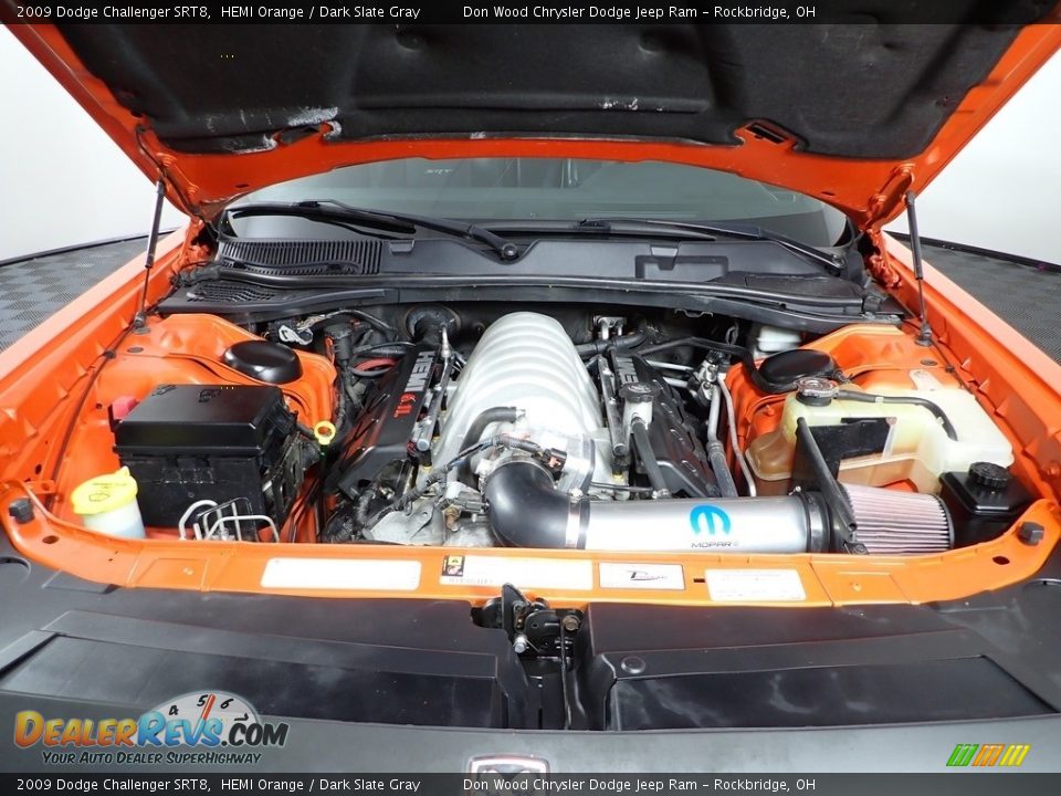 2009 Dodge Challenger SRT8 HEMI Orange / Dark Slate Gray Photo #8