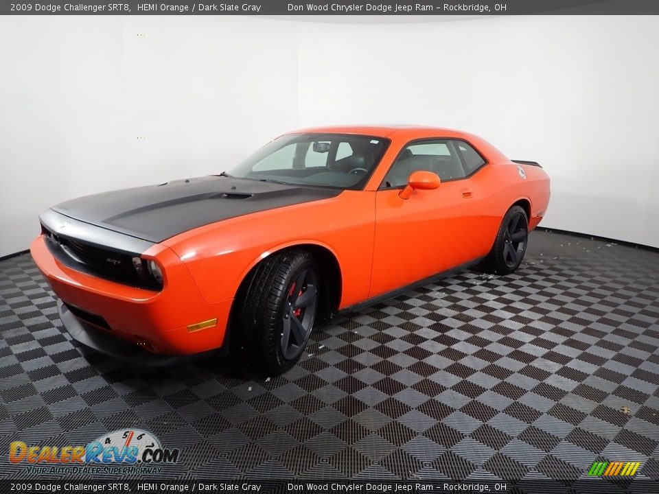 2009 Dodge Challenger SRT8 HEMI Orange / Dark Slate Gray Photo #9