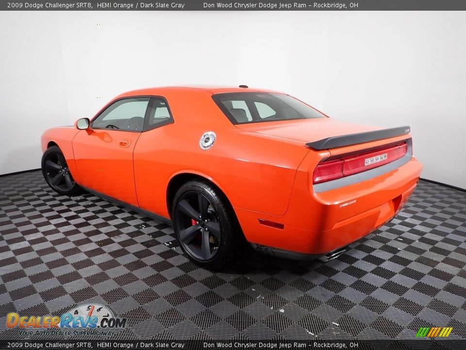 2009 Dodge Challenger SRT8 HEMI Orange / Dark Slate Gray Photo #10