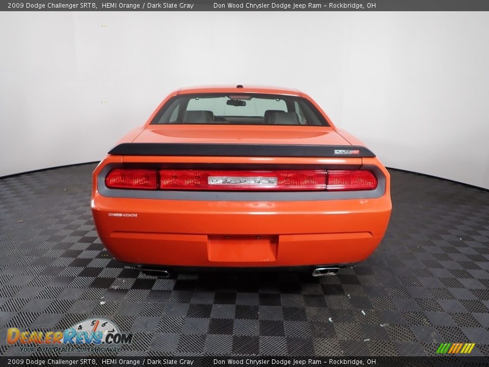 2009 Dodge Challenger SRT8 HEMI Orange / Dark Slate Gray Photo #11