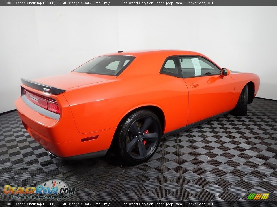 2009 Dodge Challenger SRT8 HEMI Orange / Dark Slate Gray Photo #14