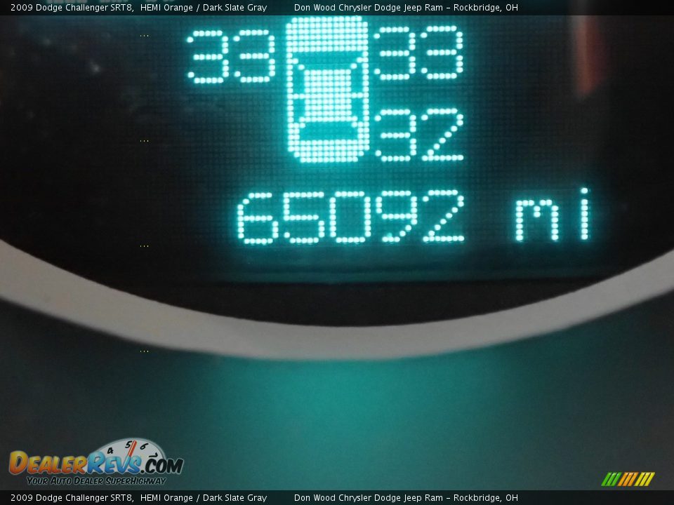 2009 Dodge Challenger SRT8 HEMI Orange / Dark Slate Gray Photo #30